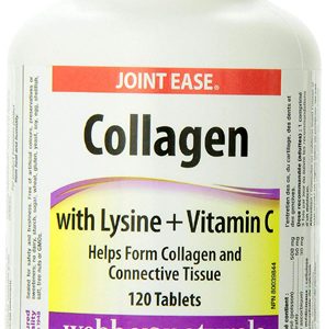 Колаген 500 мг с Л-лизин и Витамин C 120 таблетки | Webber Naturals