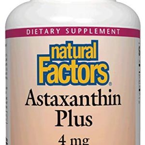 Natural Astaxanthin Plus 4 мг 60 гел-капсули | Natural Factors