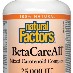 BetaCareAll® 25000 IU 90 гел-капсули | Natural Factors