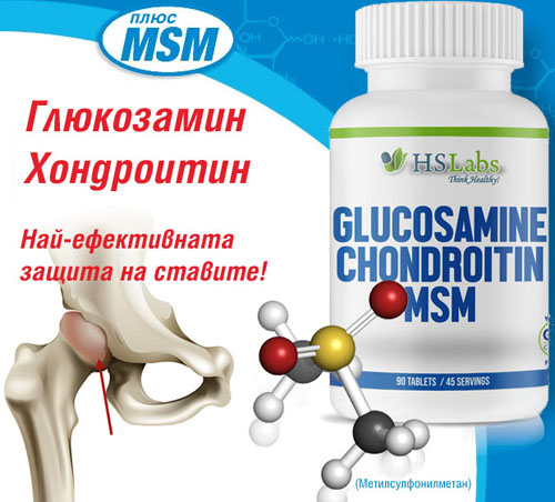 Glucosamine + MSM + Chondroitin 90 tablets на топ цена от HSLbas доставя трите безспорно най-ефективни хранителни вещества за по-добра защита на ставите
