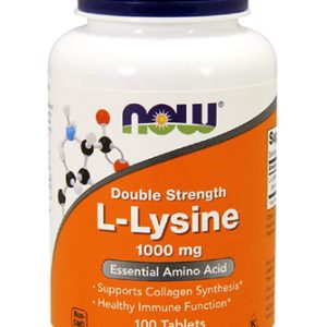 Double Strength L-Lysine 1000 мг 100 таблетки | Now Foods