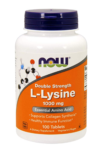 Double Strength L-Lysine 1000 мг 100 таблетки | Now Foods