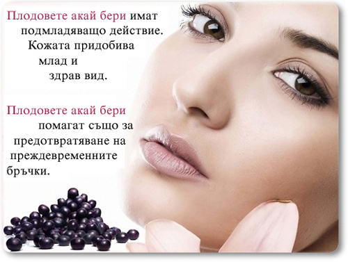 Acai Berry Concentrate 500 mg 90 caps на супер цена от Natural Factors има подмладяващо действие, кожата придобива млад и здрав вид