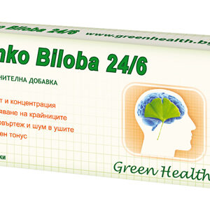 Гинко Билоба 24/6 60 таблетки | Green Health