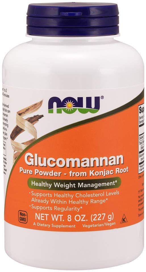 Glucomannan на прах 227 гр | Now Foods