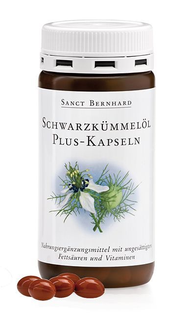 Black Cumin Oil 500 мг 180 гел-капсули | Sanct Bernhard