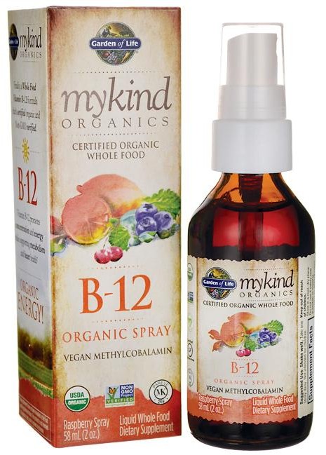 Mykind Organics B12 Spray 58 мл | Garden of Life
