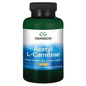 Acetyl L-Carnitine 500 мг 100 веге капсули | Swanson