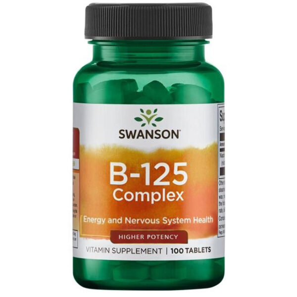 Vitamin B-125 Complex 100 таблетки | Swanson