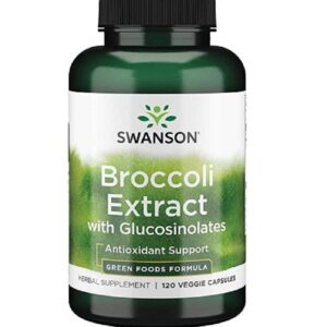 Broccoli Extract with Glucosinolates 120 веге капсули | Swanson