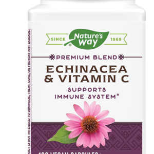 Echinacea & Vitamin C 100 веган капсули | Nature's Way