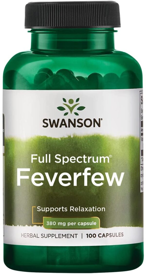 Feverfew 380 мг 100 капсули | Swanson