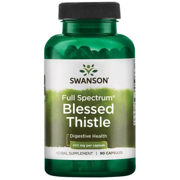 Full Spectrum Blessed Thistle 400 мг 90 капсули | Swanson