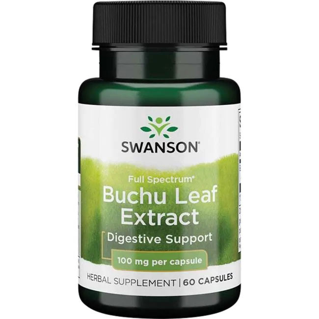 Full Spectrum Buchu Leaf Extract 4:1 100 мг 60 капсули | Swanson