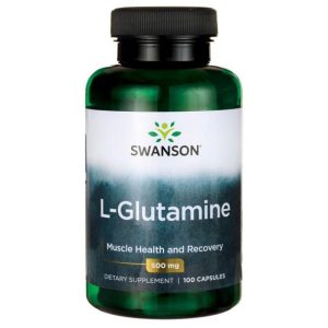 L-Glutamine 500 мг 100 капсули | Swanson