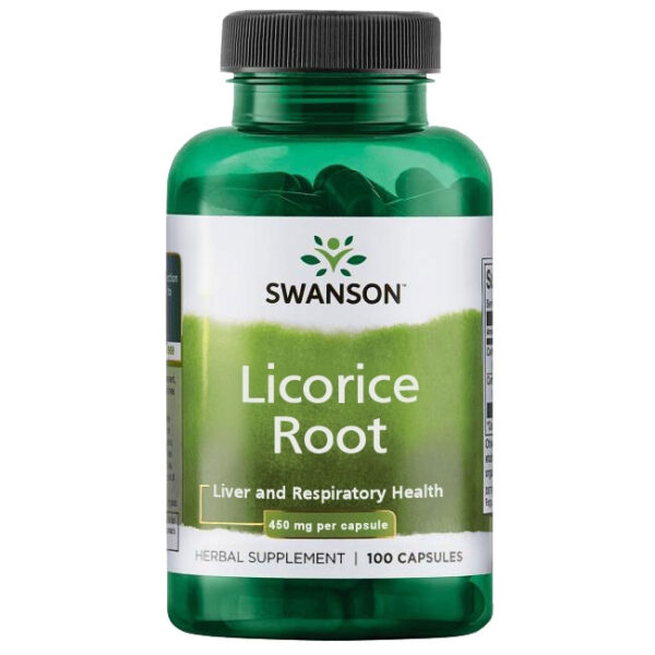 Licorice Root 450 мг 100 капсули | Swanson