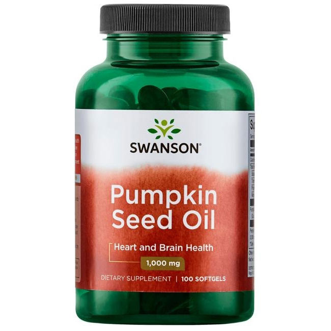 Pumpkin Seed Oil 1000 мг 100 гел-капсули | Swanson