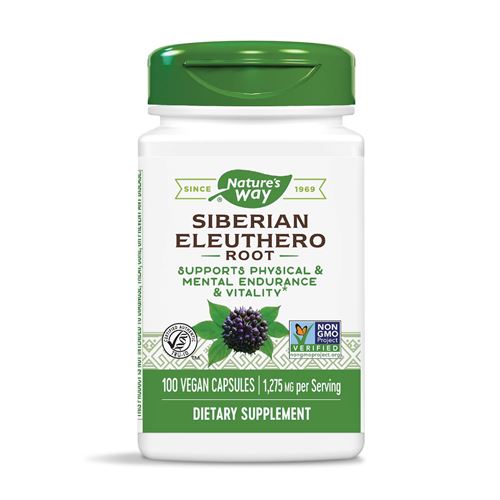 Siberian Eleuthero (корен) 425 мг 100 веган капсули | Nature's Way