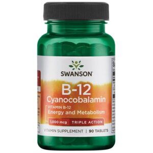 Vitamin Triple Action B-12 1000 мкг 90 Таблетки | Swanson