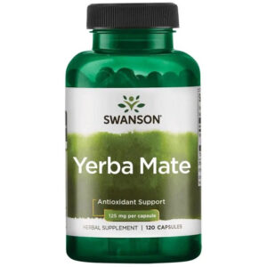 Yerba Mate 125 мг 120 капсули | Swanson