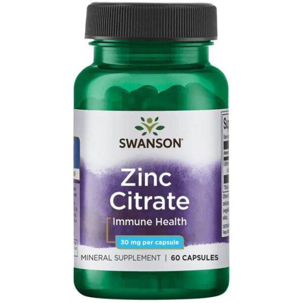 Zinc (Citrate) 30 мг 60 капсули | Swanson