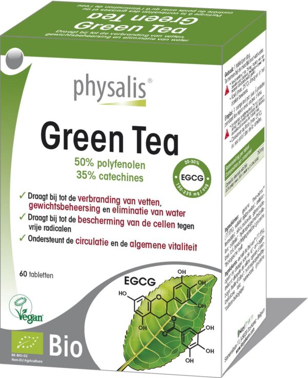 Green Tea (Зелен Чай) 60 таблетки | Physalis