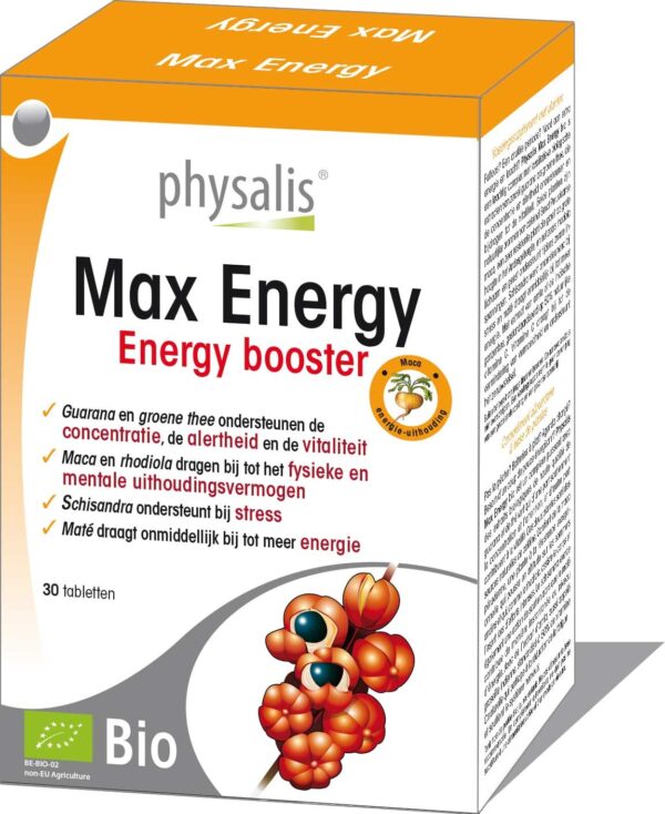 Max Energy 30 таблетки | Physalis