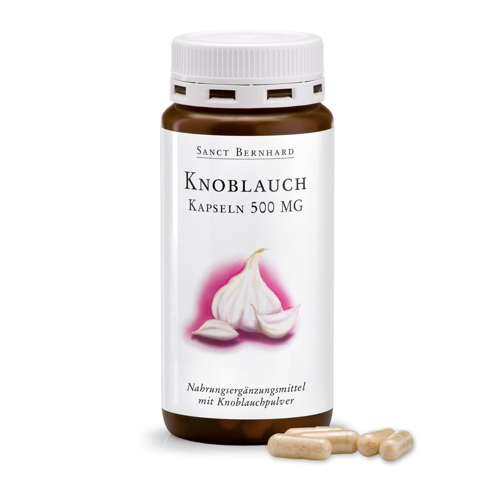 Garlic (Чесън) 500 мг 180 капсули | Sanct Bernhard