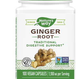 Ginger Root 550 мг 100 веган капсули | Nature's Way