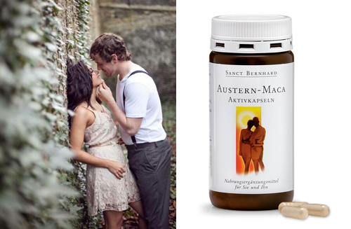 Oysters Maca 120 капсули на супер цена от Sanct Bernhard повишава либидото както на мъжа, така и на жената