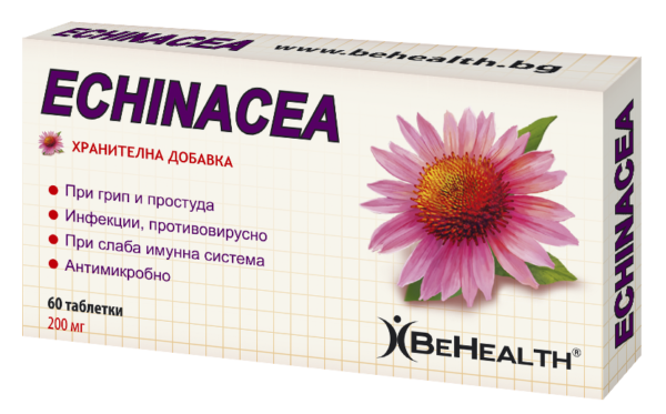 Echinacea 200 мг 60 таблетки | BeHealth