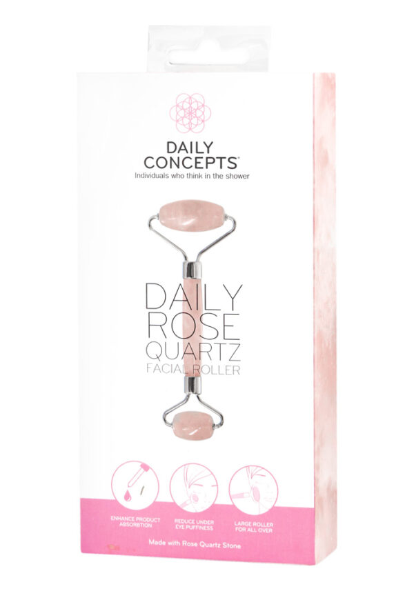 Daily Rose Quartz Facial Roller | Daily Concepts