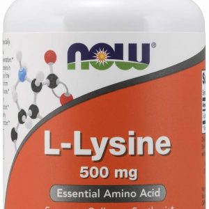 L-Lysine Лизин 500 мг 100 веге капсули | Now Foods