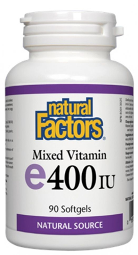 Mixed Vitamin E 400 IU 90 гел-капсули | Natural Factors