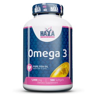 Omega 3 Pure Fish Oil 1000 мг 100 гел-капсули | Haya Labs