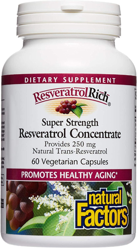 ResveratrolRich Resveratrol Concentrate 60 веге капсули | Natural Factors