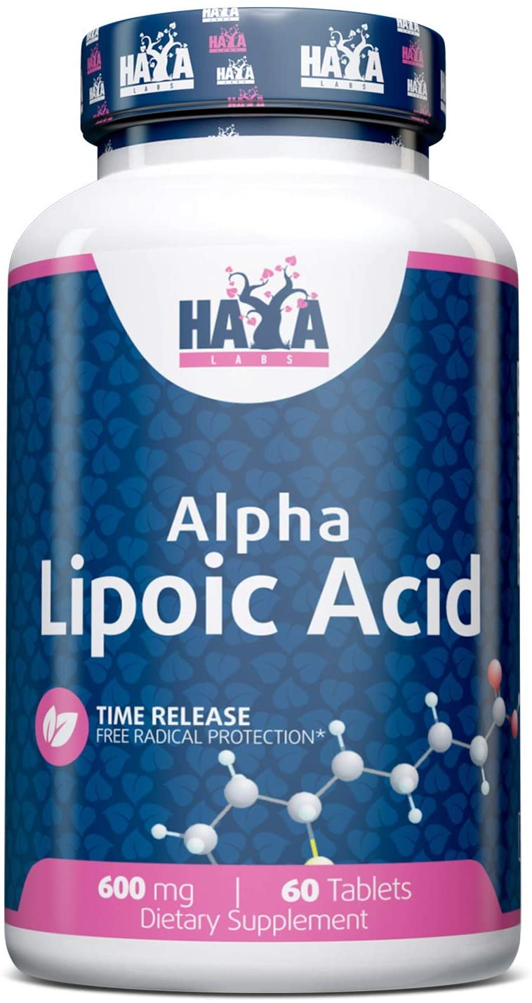 Time Release Alpha Lipoic Acid 600 мг 60 таблетки | Haya Labs