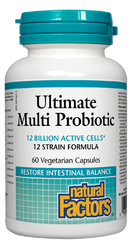 Ultimate Probiotic 12 щама 60 веге капсули | Natural Factors