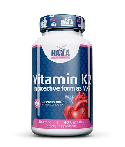 Vitamin K2-MK7 100 мкг 60 капсули | Haya Labs