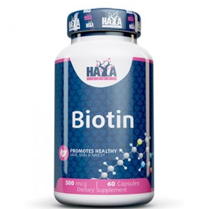 Biotin 500 мкг 60 капсули | Haya Labs