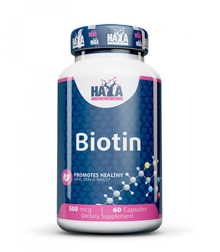 Biotin 500 мкг 60 капсули | Haya Labs