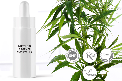 CBD Mikka Lifting Serum 300 мг 30 мл на изгодна цена от PharmaHemp съдържа канабидиол, който подхранва кожата