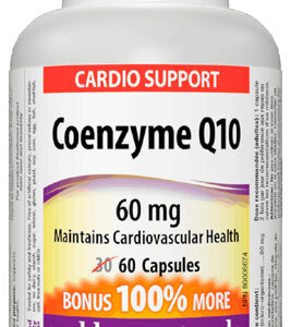 Coenzyme Q10 60 мг 60 капсули | Webber Naturals