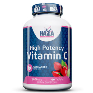 High Potency Vitamin C with Rose Hips 1000 мг 100 таблетки | Haya Labs