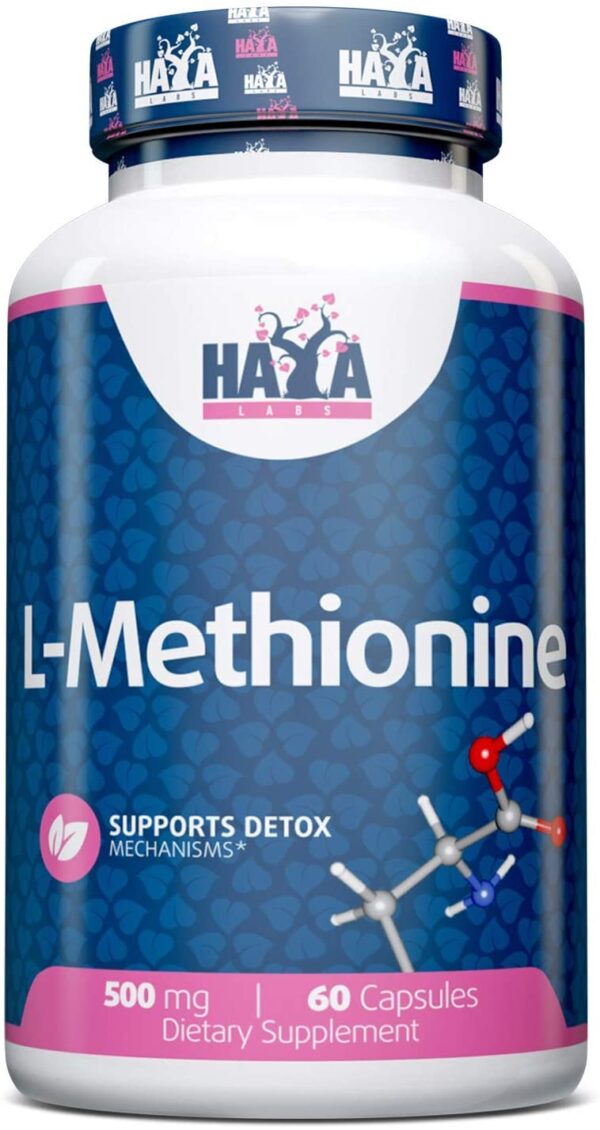 L-Methionine 500 мг 60 капсули | Haya Labs