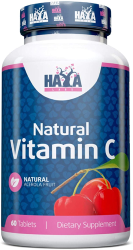 Natural Vitamin C from Acerola 60 таблетки | Haya Labs