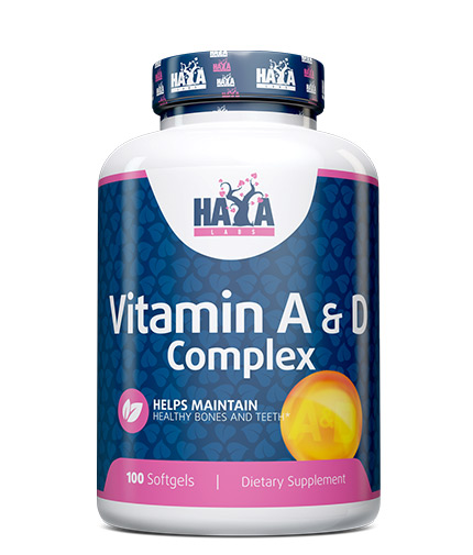 Vitamin A & D Complex 100 гел-капсули | Haya Labs