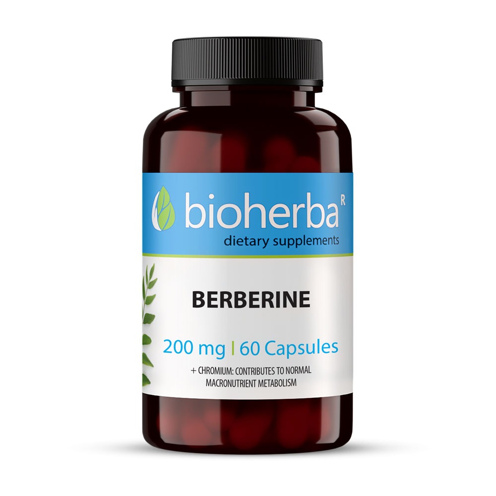 Berberine 200 мг 60 капсули | Bioherba
