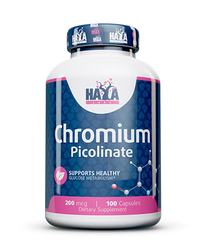 Chromium Picolinate 200 мкг 100 капсули | Haya Labs