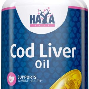 Cod Liver Oil 1000 мг 100 гел-капсули | Haya Labs